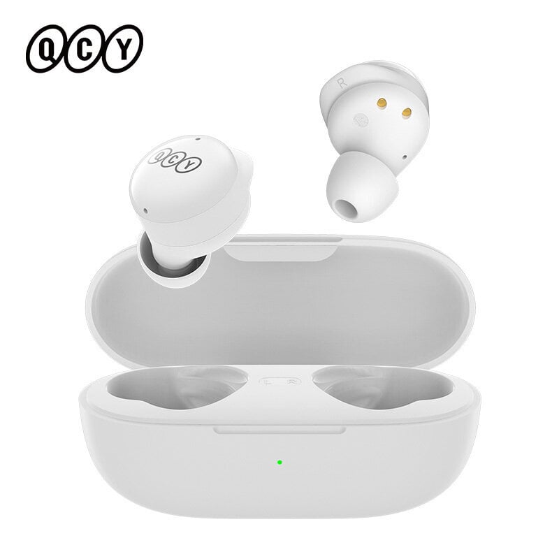 (QCY T17-WHITE) T17-nappikuuloke Bluetooth True Wireless -nappikuulokkeet BT5.1 HIFI-kuulokkeiden kosketusohjaus Low Latency Mode ENC-nappikuuloke, pitkä valmiustila 26h-kuulokkeet ja kuulokkeet hinta ja tiedot | Kuulokkeet | hobbyhall.fi