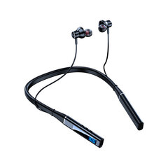 (Musta) Langattomat kuulokkeet Niskanauha Bluetooth-kuulokkeet mikrofonilla Auriculares Sport Headset HD Bass Fone De Ouvido Sem Fio Sd Card kuulokkeet ja kuulokkeet hinta ja tiedot | Kuulokkeet | hobbyhall.fi