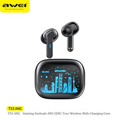 (ANC Bei Jing) T53 ANC Langattomat kuulokkeet 40dB Melua vaimentavat Bluetooth 5.3 Kuulokkeet 4 Mic ENC HD Call TWS Kuulokkeet Pieni viive kuulokkeet ja kuulokkeet hinta ja tiedot | Kuulokkeet | hobbyhall.fi