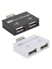 Maerknon 2 IN 1 USB-keskitin USB2.0-jakaja 1 uros-2-porttinen naaras USB-keskittimen muuntaja puhelimeen kannettavan tietokoneen oheislaitteet Tietokoneen lataustarvikkeet - monivärinen - musta hinta ja tiedot | Kaapelit ja adapterit | hobbyhall.fi