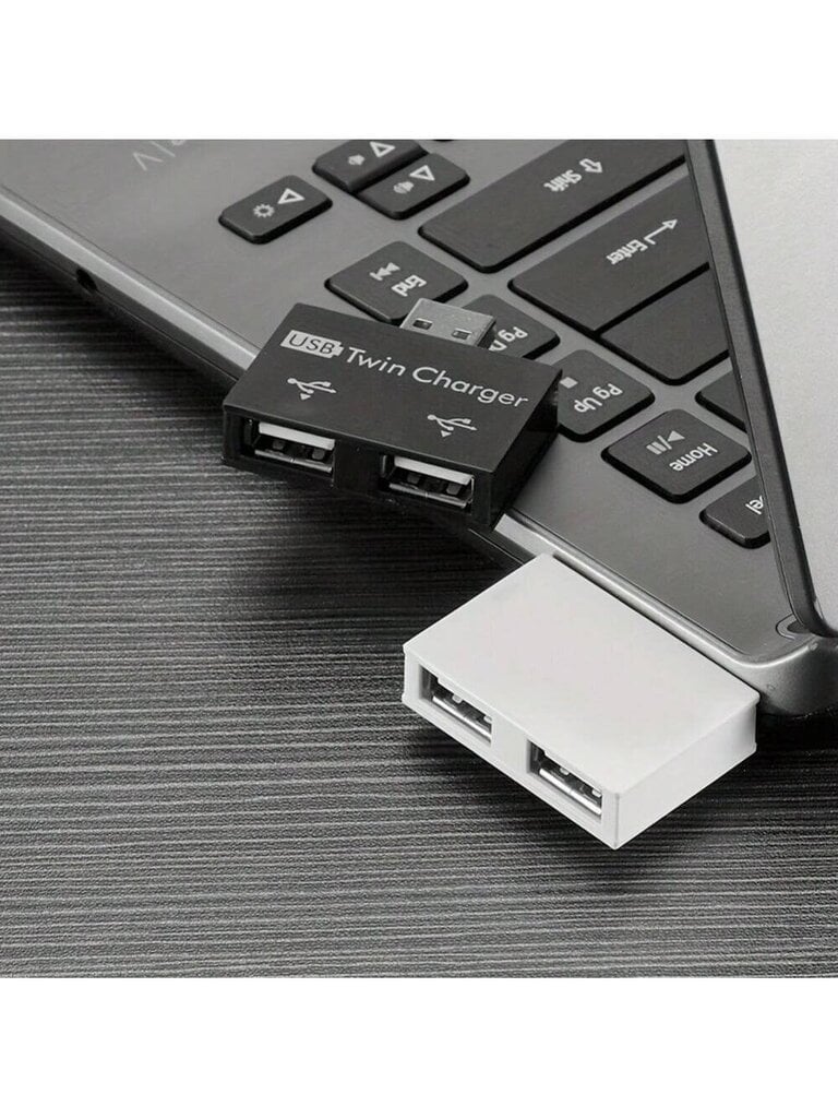 Maerknon 2 IN 1 USB-keskitin USB2.0-jakaja 1 uros-2-porttinen naaras USB-keskittimen muuntaja puhelimeen kannettavan tietokoneen oheislaitteet Tietokoneen lataustarvikkeet - monivärinen - musta hinta ja tiedot | Kaapelit ja adapterit | hobbyhall.fi