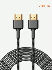 JMMO:n nopea nylon HDMI-yhteensopiva kaapeli 6,6FT/2M 18Gbps 4K/60Hz 1080P HDMI-yhteensopiva nylonpunottu kaapeli kaikkiin koti- ja toimistolaitteisiin Joululahjat, must-have syksyllä ja talvella-Red-2m hinta ja tiedot | Kaapelit ja adapterit | hobbyhall.fi