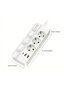 1kpl EU Plug Power Strip 2/3/4/5 asennosta riippumaton ohjauspistoke, jossa 2 USB 1 Type-C -porttia 2 m jatkojohto 2500 W pistorasia - kaksi, kolme, neljä, viisi USB C -portin virtapistorasia hinta ja tiedot | Kaapelit ja adapterit | hobbyhall.fi