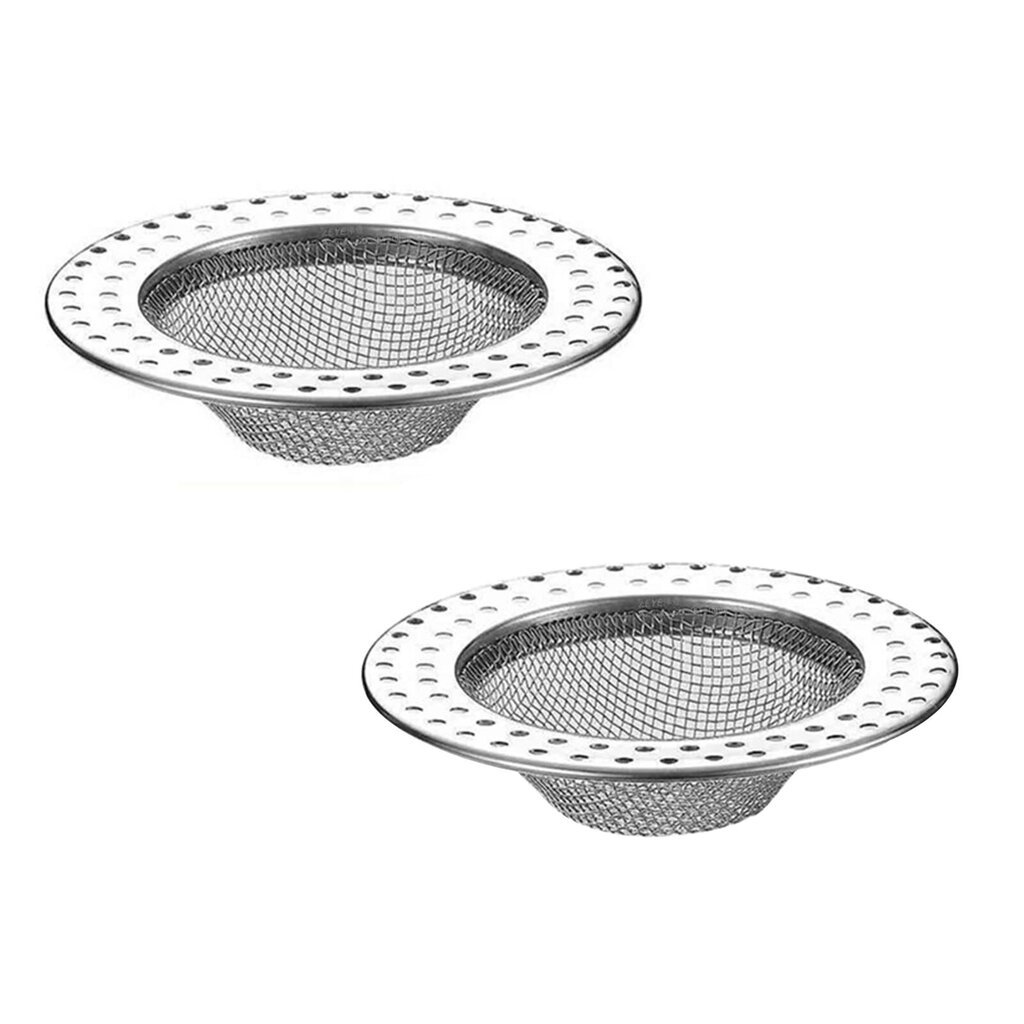 Tiskialtaan siivilä, 2 kpl pesualtaan siivilä, ruostumattomasta teräksestä valmistettu tiskialtaan siivilä, tukkeutumista estävä tiskialtaan ritilä, kodin tiskialtaille, halkaisija 7,8 cm hinta ja tiedot | Veden suodatinkannut ja suodattimet | hobbyhall.fi