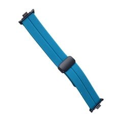 Ranneke Watch Band Silikoni Magneettinen Taitettava Joustava Vedenpitävä Ranneke Mi Band 8 Pro Rock Blue hinta ja tiedot | Puhelimen lisätarvikkeet | hobbyhall.fi