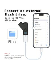 1 kpl Type-C/Lightning-USB-sovitin, yhteensopiva iPhonen/IPadin kanssa, USB 3.0 OTG -kaapeli, USB-muistitikku, kortinlukija, MIDI-näppäimistö, hiiri-valkoinen hinta ja tiedot | Kaapelit ja adapterit | hobbyhall.fi