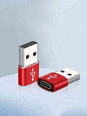 1kpl alumiiniseosmateriaali USB-C-sovitin, sopii lataukseen, tiedostonsiirtoon, c-tyypin muunnin puhelimeen, tietokone, kamera-musta-yksi koko hinta ja tiedot | Kaapelit ja adapterit | hobbyhall.fi