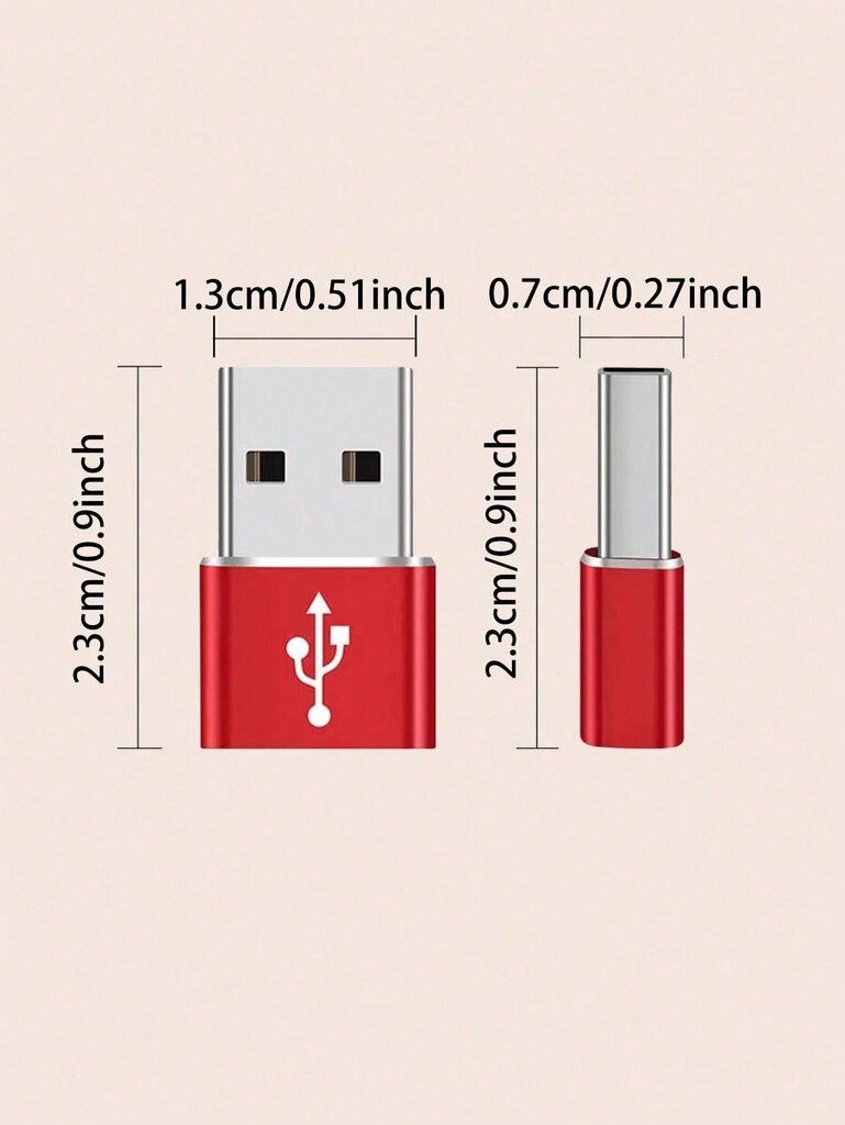 1kpl alumiiniseosmateriaali USB-C-sovitin, lataukseen, tiedostonsiirtoon, tyypin c muuntaja puhelimeen, tietokoneeseen, kameran harmaa-yksi koko hinta ja tiedot | Kaapelit ja adapterit | hobbyhall.fi