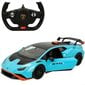 Kauko-ohjattava Lamborghini Huracán STO Rastar, sininen 1:14, 2 kpl hinta ja tiedot | Poikien lelut | hobbyhall.fi