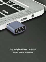 1kpl alumiiniseosmateriaali USB-C-sovitin, sopii puhelimen, tietokoneen, kameran lataukseen ja tiedostonsiirtoon USB-portilla-vaaleanpunainen-yksi koko hinta ja tiedot | Kaapelit ja adapterit | hobbyhall.fi