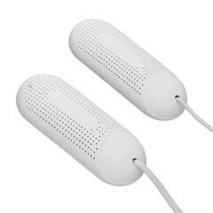 Saappaankuivain ABS 360 asteen yhtenäinen nopeasti lämmitettävä kannettava kenkien kuivausrumpu ajastimella Home Dorm Travel UK Plug 220 - 240 V hinta ja tiedot | Vuorikiipeilyvarusteet | hobbyhall.fi