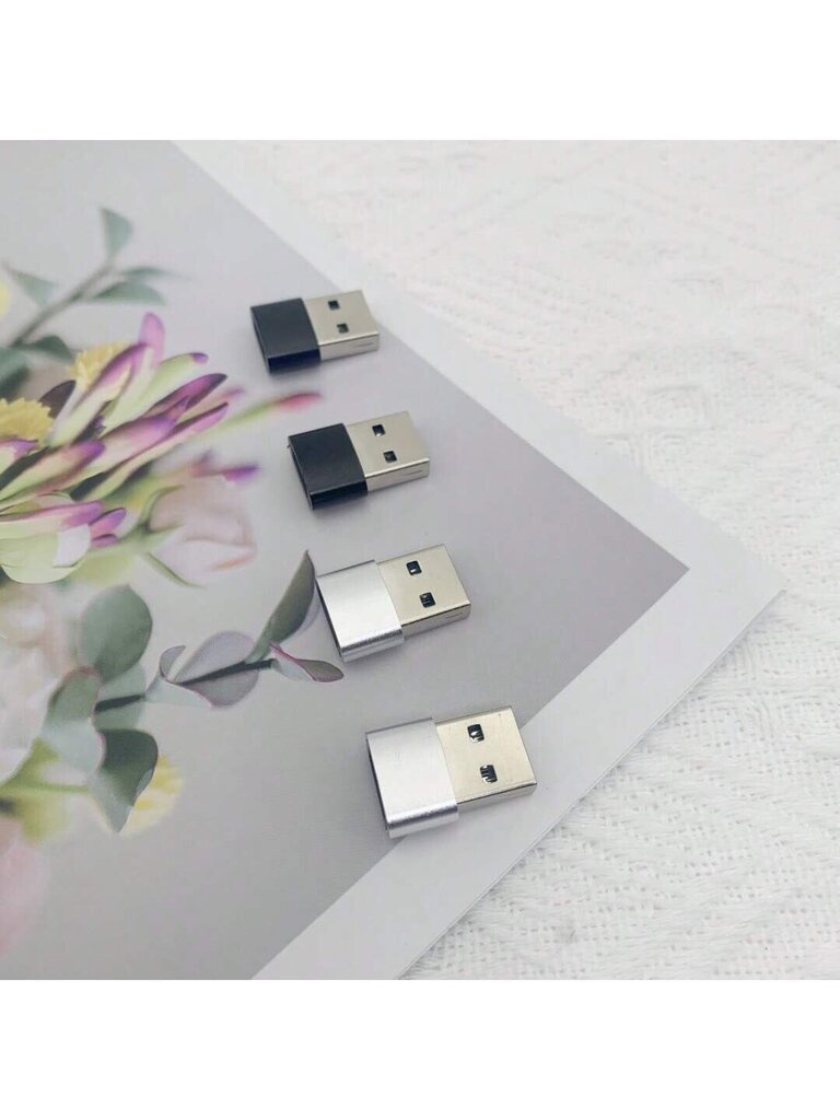 4 kpl/pakkaus hopea ja musta Type-c naaras-USb 2.0 uros Otg-sovitin matkapuhelimeen, kuulokemuunnin Pd-latauksella ja tiedonsiirrolla, Type-c-muunnin-2 hopea 2 kulta hinta ja tiedot | Kaapelit ja adapterit | hobbyhall.fi