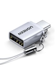 UGREEN OTG-sovitin Type C -USB 3.0 -sovitin USB C OTG -yhteensopiva Samsung S22 IPad Pro-Silver -yhden koon kanssa hinta ja tiedot | Kaapelit ja adapterit | hobbyhall.fi