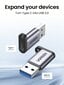 UGREEN Type C -sovitin USB A 3.0 uros USB 3.1 Type C naaras Liitin Type-C adapteri - harmaa hinta ja tiedot | Kaapelit ja adapterit | hobbyhall.fi