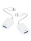 1Pack IPhone/C-tyypin USB-kamerasovitin, joka on yhteensopiva iPhonen/IPadin kanssa, naaraspuolinen USB 3.0 OTG -kaapelisovittimen tuki Liitä kamera, USB-muistitikku, kortinlukija, MIDI-näppäimistö, hiiri-valkoinen hinta ja tiedot | Kaapelit ja adapterit | hobbyhall.fi