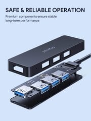 JMMO USB-keskitin,USB-C-keskitin 4 USB 3.0 -portilla, tyyppi C - USB-A 4 porttia ohut ja kompakti muotoilu useimmille Type-C-laitteille Joululahjat, pakolliset syksyyn ja talveen-Musta-Type C hinta ja tiedot | Kaapelit ja adapterit | hobbyhall.fi