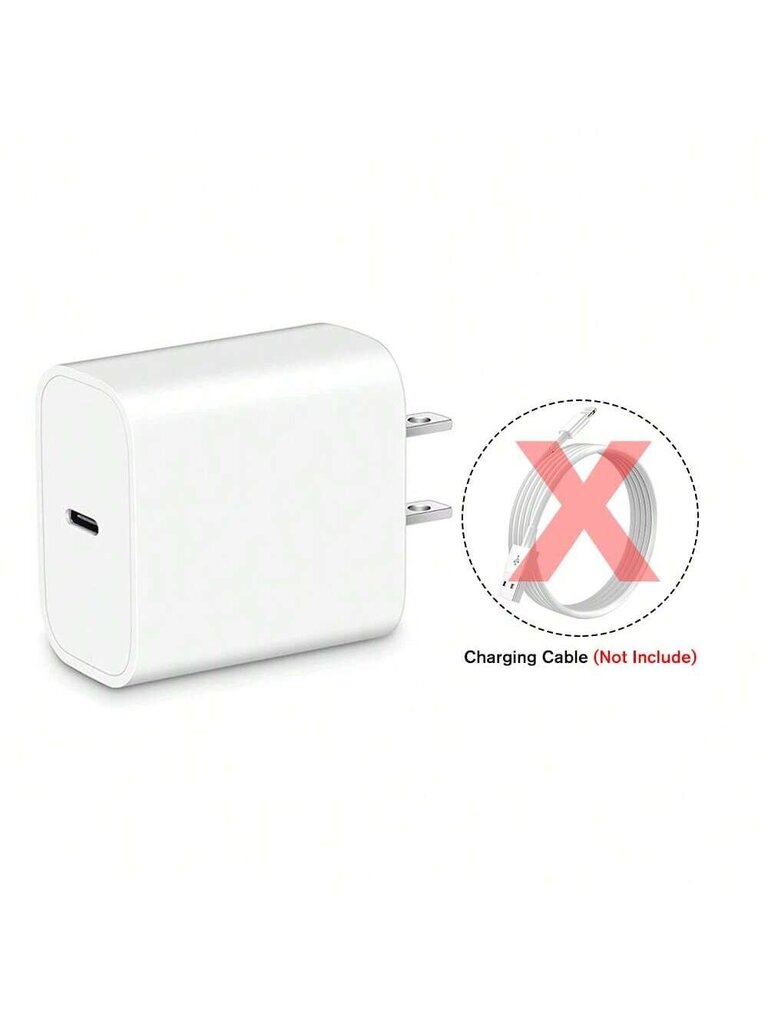 1-3 pakkausta Usb-C Type Super Fast 20w laturi, joka on yhteensopiva iPhone Full Range, Xiaomi, Huawei, Samsung-White kanssa hinta ja tiedot | Kaapelit ja adapterit | hobbyhall.fi