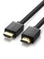 UGREEN HDMI 2.0 -kaapeli 4K60hz HDMI Uros-Mies High Speed HDMI Adapteri 3D Smart TV Xbox 360 Apple TV PS5 Pro Nin Tendo Switch Projektori-Musta-10M hinta ja tiedot | Kaapelit ja adapterit | hobbyhall.fi