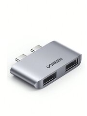 UGREEN Type-C - USB OTG -sovitin, joka on yhteensopiva Macbook M1 M2:n kanssa - Harmaa - yksi koko hinta ja tiedot | Kaapelit ja adapterit | hobbyhall.fi