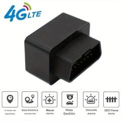 GPS-seurantalaite ajoneuvoille, OBD-seurantalaite, 4G-seurantalaite, varkaudenestopaikannus hinta ja tiedot | Pyörämittarit | hobbyhall.fi