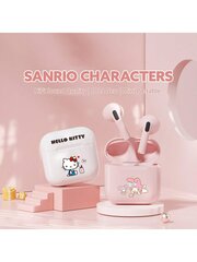 Sanrio Kuulokkeet EJ-116 Hello Kitty My Melody Anime Söpöt langattomat kuulokkeet Half In Ear kuulokkeet Melunvaimennus Kosketusohjaus Peli Kuulokkeet-vaaleanpunainen hinta ja tiedot | Kuulokkeet | hobbyhall.fi