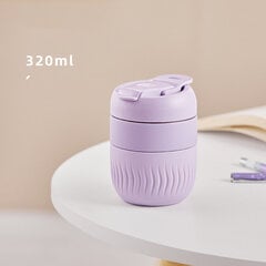 (Purppura 320ml)Naisten söpö vesipullo tyhjiöpullo juomalasi kahvikuppi teemuki ruostumatonta terästä Thermos Kawaii pullo - hinta ja tiedot | Juomapullot | hobbyhall.fi