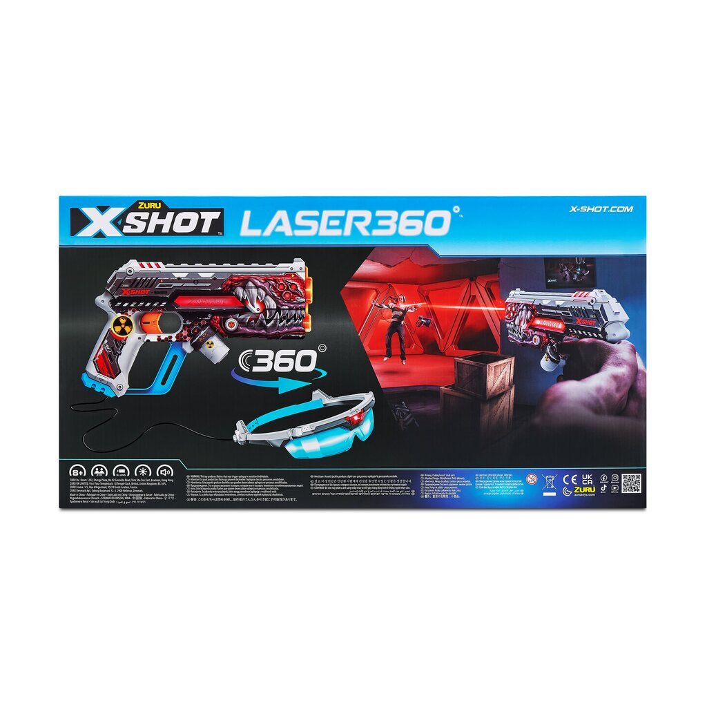 X-SHOT leluase Laser Skins, 2 kpl hinta ja tiedot | Poikien lelut | hobbyhall.fi