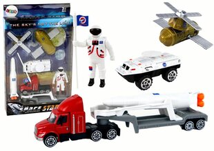 Figuurisarja Space Truck Rocket 8 kpl. hinta ja tiedot | Poikien lelut | hobbyhall.fi