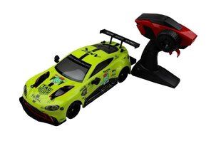 Radio-ohjattu Aston Martin Vantage GTE, keltainen hinta ja tiedot | Poikien lelut | hobbyhall.fi