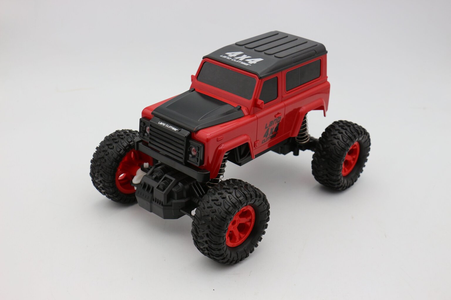 Radio-ohjattu auto Big Foot, punainen hinta ja tiedot | Poikien lelut | hobbyhall.fi