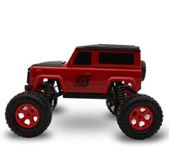 Radio-ohjattu auto Big Foot, punainen hinta ja tiedot | Poikien lelut | hobbyhall.fi