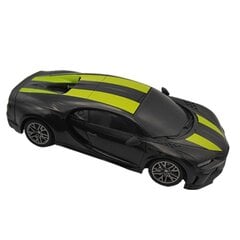 Bugatti Chiron Super Sport 300 Rc -auto, musta/vihreä hinta ja tiedot | Poikien lelut | hobbyhall.fi