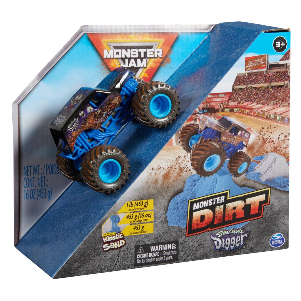 Monster Jam 1:64 setti Monster Dirt Son Uva Digger , 6067795 hinta ja tiedot | Poikien lelut | hobbyhall.fi