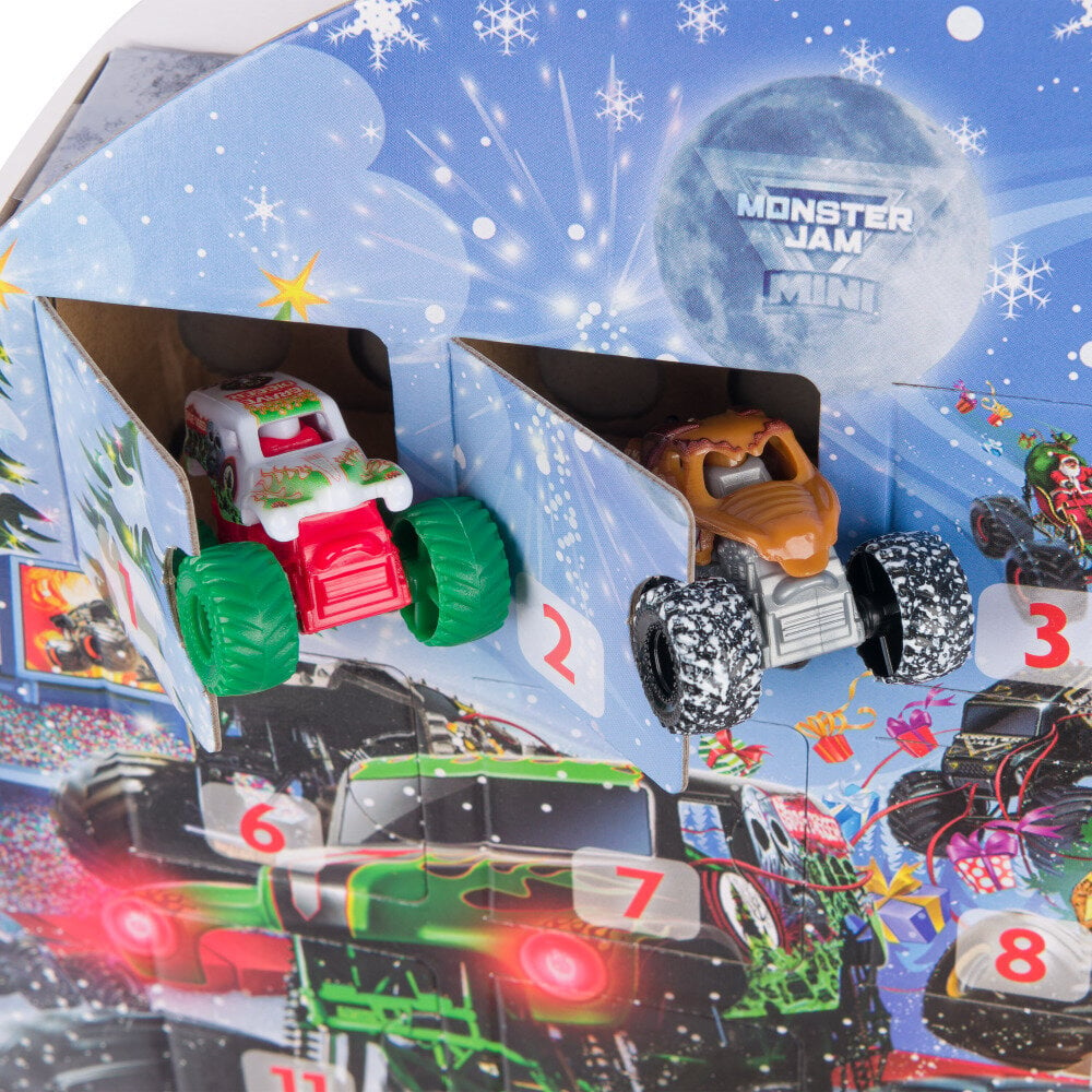 Monster Jam mini adventtikalenteri hinta ja tiedot | Poikien lelut | hobbyhall.fi