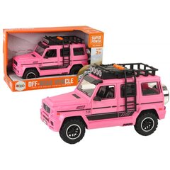 Lelujeeppi Off-Road Lean Toys, vaaleanpunainen hinta ja tiedot | Poikien lelut | hobbyhall.fi