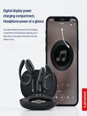 Lenovo XT80 Langattomat kuulokkeet Dual MIC Stereo Kohinanvaimennus Kuulokkeet Kosketusohjaus Ympäristöääni Kuulokkeet Sport Headset - Musta hinta ja tiedot | Kuulokkeet | hobbyhall.fi