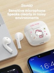 KUROMI BL22B HELLO KITTY Bluetooth-kuulokkeet, Half In-Ear HIFI -teräväpiirtostereoääni, pitkä akunkesto, alhainen latenssi, pelaamiseen musiikkipuheluihin mikrofonilla, söpöt sarjakuvalliset langattomat kuulokkeet passiivisella melunvaimennalla - musta hinta ja tiedot | Kuulokkeet | hobbyhall.fi