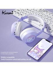 Sanrio EM-368 Langattomat kuulokemikrofonit korvan päällä Hupun päällä kuulokkeet Esports Gaming Urheilu Hi-Fi mikrofonilla Naisille ja teineille - Täydellistä pelaamista, harjoittelua, matkakuulokkeet - vaaleanpunainen hinta ja tiedot | Kuulokkeet | hobbyhall.fi