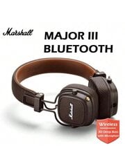 Marshall Major III 3 Langattomat kuulokkeet mikrofonilla Deep Bass Pelikuulokkeet Taitettavat Urheilu Rock Musiikki Bluetooth Kuulokkeet - Musta hinta ja tiedot | Kuulokkeet | hobbyhall.fi