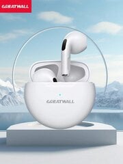 GREATWALL Pro6 Langattomat kuulokkeet Bluetooth-kuulokkeet In-Ear-kuulokkeet Laadukkaat kuulokkeet mikrofonilla korvatulpilla Melua vaimentavat kuulokkeet, jotka sopivat kaikille älypuhelimille - valkoinen hinta ja tiedot | Kuulokkeet | hobbyhall.fi