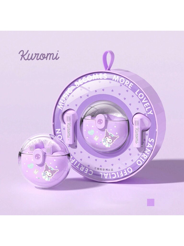 Sanrio LY-318 Kuromi Kuulokkeet Kawaii Space Kapseli Langattomat Kuulokkeet Hello Kitty Musiikkikuulokkeet Tyttö Nainen Lahja-Valkoinen hinta ja tiedot | Kuulokkeet | hobbyhall.fi