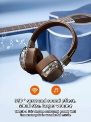 2024 Uusi malli Retro Style Wireless 5.3 Bluetooth -kuulokkeet, Over Ear Hi-Fi Stereo Bass -kuulokkeet puhelimeen ja tietokoneeseen - Monivärinen hinta ja tiedot | Kuulokkeet | hobbyhall.fi