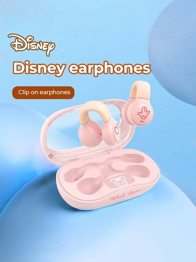 Disneyn 1 kpl Bluetooth-kuulokkeet, vaaleanpunainen väri, langattomat nappikuulokkeet mikrofonilla, korkealaatuinen ääni, alhainen viive, passiivinen melunvaimennus, sopii älypuhelimeen ja tablettiin - beige hinta ja tiedot | Kuulokkeet | hobbyhall.fi