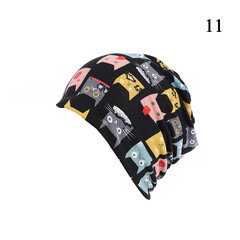 (-11) Kevät Syksy Talvi Bonnet Femme Slouchy Pipo Hattu Kukkaset Ski Skullies Pipot Cap Cancer Chemo Bonnet Bagyy Cap hinta ja tiedot | Naisten päähineet | hobbyhall.fi