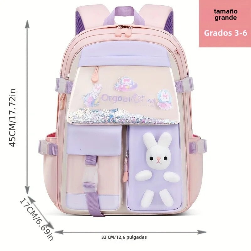 Lasten olkareppu, koululaukku alakoululaisille, luokka 1-2-3-4-5-6, 6-12 vuotta vanha, uusi trendi Pink Large hinta ja tiedot | Urheilukassit ja reput | hobbyhall.fi