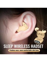 1 kpl Khaki Ultra-ohuet langattomat Sleep-kuulokkeet, pitkät valmiustilassa olevat langattomat nappikuulokkeet, piilotetut matalabassokaiutinkuulokkeet, Ios-/apple-iphone-/android-peliin sopivat, alhainen viive, kahden mikrofonin melunvaimennus unikuulokk hinta ja tiedot | Kuulokkeet | hobbyhall.fi