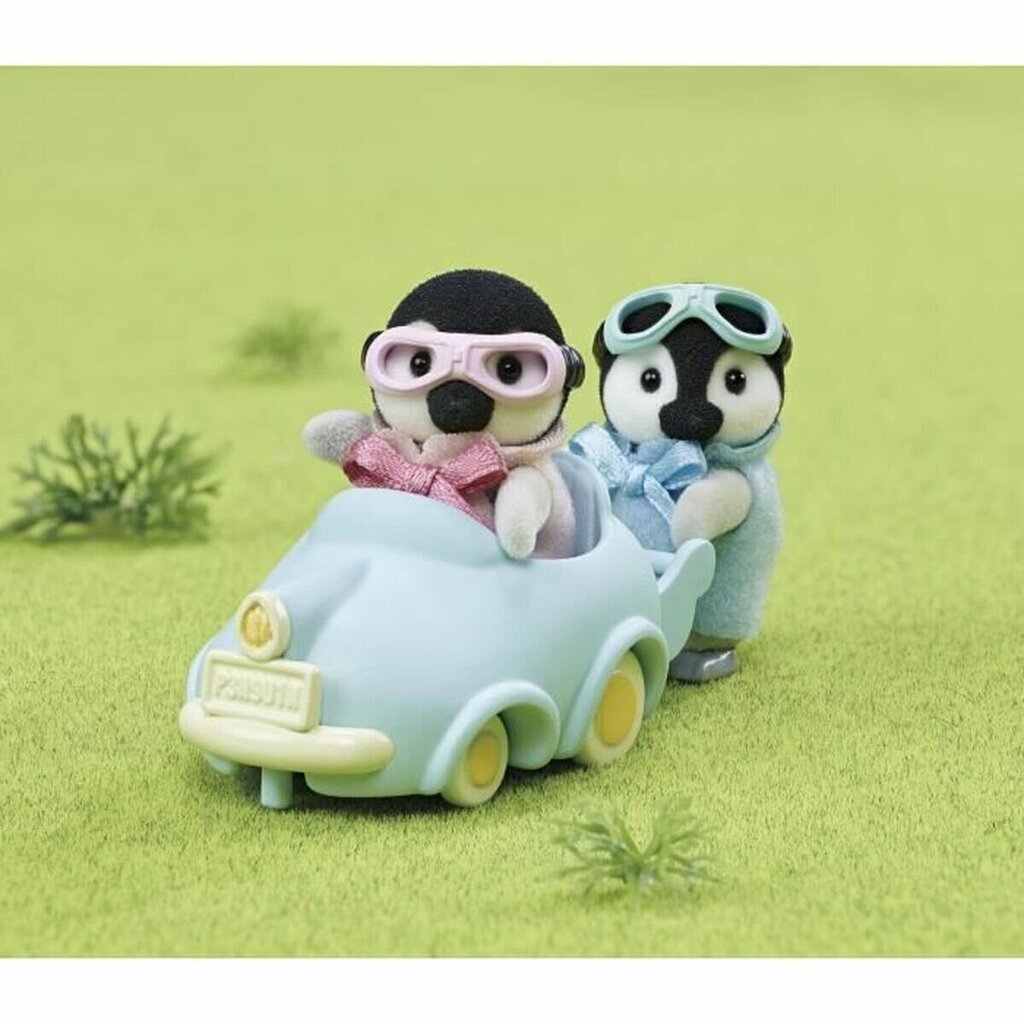 Sylvanian Families Penguin Babies Ride 'n Play -figuurisetti hinta ja tiedot | Poikien lelut | hobbyhall.fi