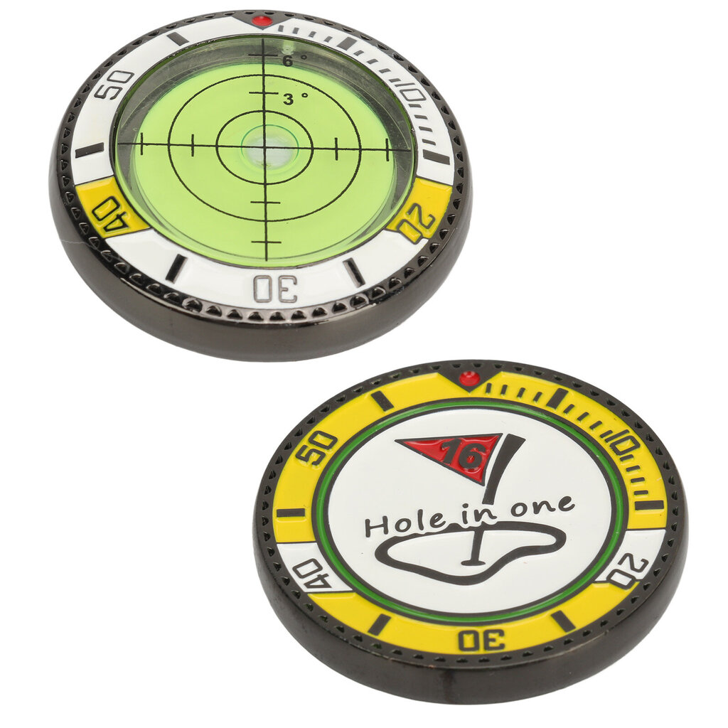 Golf Vihreä Reader Kaksipuoleinen Putting Aid Ball Marker Bubble Level Tarkka Kannettava Golfvaruste urheiluun Ulkoilu Keltainen Valkoinen hinta ja tiedot | Golf | hobbyhall.fi