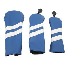 Club Headcover PU Club Covers Puiset Väylä Hybridi Kierrettävä Etiketti 3 Koko Club Suoja urheiluun Ulkoilu Sininen hinta ja tiedot | Golf | hobbyhall.fi