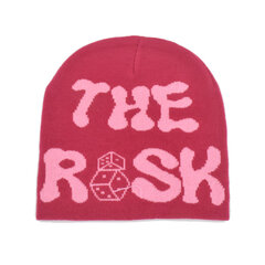 (-Rose Red Risk) Pipo Knitting Cap Miehet Naiset Kappale Laatu Villalakikki Lämmin Sata Take Wool Cap Ins Uusi Net Red Design Sense Niche Cold Cap hinta ja tiedot | Naisten päähineet | hobbyhall.fi